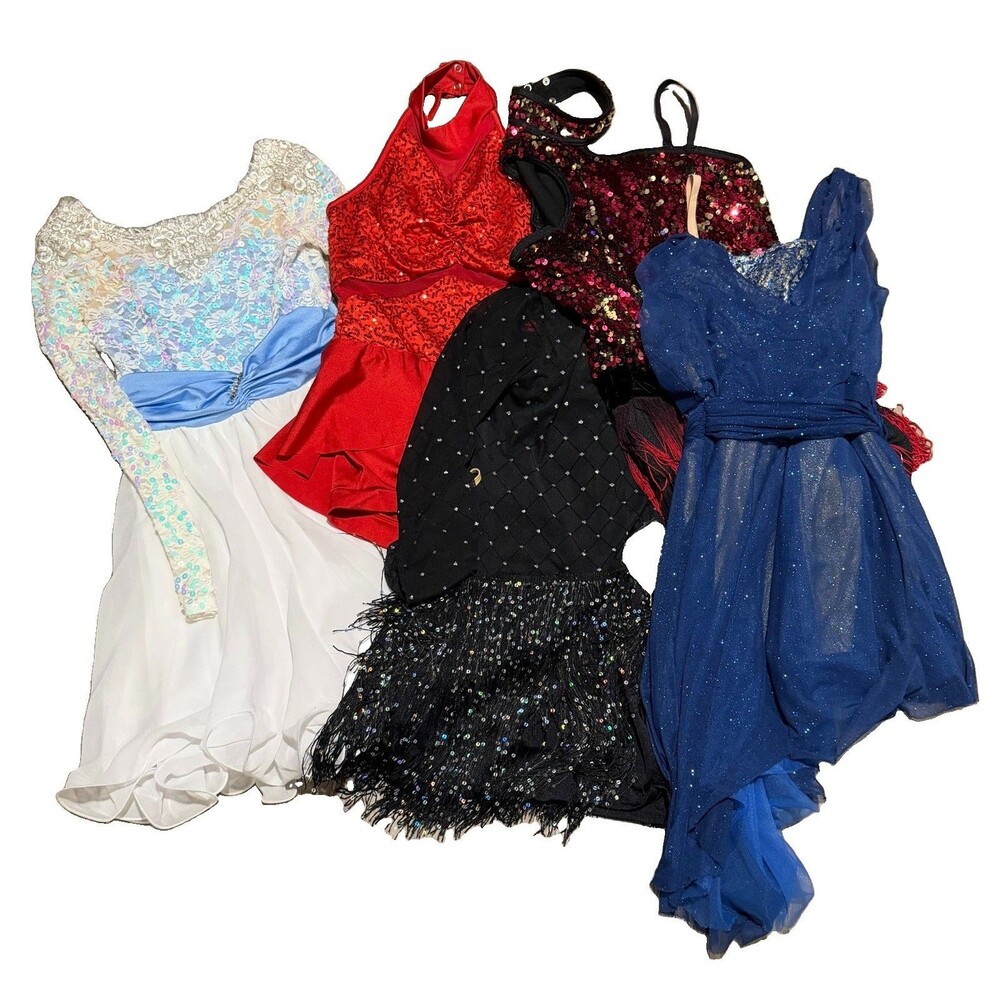 Girls Costume/Dance/Skating/Dress Up Child’s Sz Large/XLarge Lot Of 5